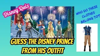 Guess The Disney Prince by his outfit QUIZ |Trivia Tv