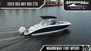 The Brand New 2023 Sea Ray SDX 270 Has Power & Comfort To Make Your Days On The Water Unforgettable!