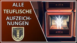 Alle Teuflische Aufzeichnungen/Säule der Wächterin Dungeon Standorte Destiny 2 (GER/PS5)