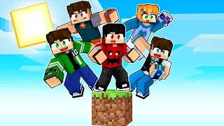 JOGANDO com todos OMNITRIX em APENAS UM BLOCO no Minecraft