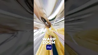 Capture Attention With Warp Zoom Effects in After Effects #tutorial