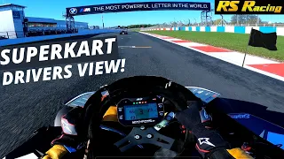 250 SUPERKART - DRIVERS EYE VIEW!! Donnington Park, Rob Stubbs - 250 Superkart