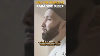 Will The People Of Paradise Sleep | Omar Suleiman #shorts #omarsuleiman #jannah #jannahseries