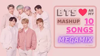 BTS 10 SONGS MEGAMIX - ON X BOY WITH LUV X IDOL X NOT TODAY AND MORE | KPOP MASHUP 2020