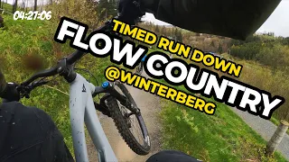 FULL run of FLOW COUNTRY at bikepark WINTERBERG 2024 | POV MTB RUN | #winterberg #bikepark