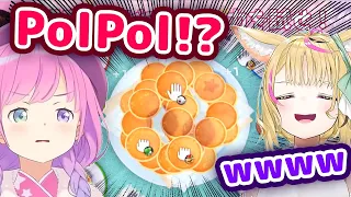 Polka Keeps Trying To Steal Luna's Pancakes 【ENG Sub/Hololive】