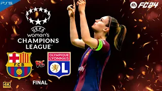 Barcelona Women Vs Lyon Women | UWCL | FC24 Gameplay