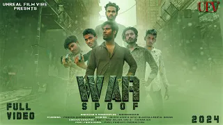 War Action Spoof । Hrithik Roshan & Tiger shroff । Best Spoof Scene । Unreal Film Vibe