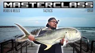 Jetty Fishing Crevalle Jack MASTERCLASS - Fishing Rods, Reels, Lures, Weather