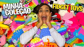 [ATUALIZADA] MINHA COLEÇÃO DE FIDGET TOYS ORIGINAIS | FIDGET TOYS COMPRADOS | O MUNDO DE LARISSA