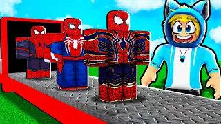 DZIECI ZBUDOWAŁY FABRYKĘ SPIDER-MANA W ROBLOX! *rozwaliliśmy grę*