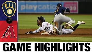 Brewers vs. D-backs Game Highlights (9/1/22) | MLB Highlights