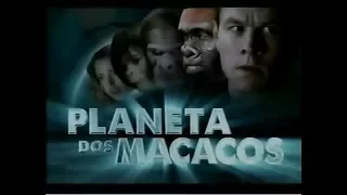 Planeta dos Macacos (2001) - Chamada Tela Quente Inédito - 02/08/2004