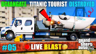 Ocean Gate Titanic | Submarine Exploring Titanic Wreck in GTA 5 | 3D Animated #oceangate#5