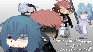 Some JJK characters react to curse ships {Part 2‼️} | {Gacha club}`