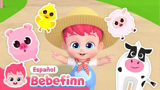 En La Granja de Pepito ¡I A I A O! 🐤🐷🐮 | Canciones Infantiles | Bebefinn en español