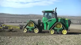 John Deere 9620RX na Zkoušku v Rostěnicích