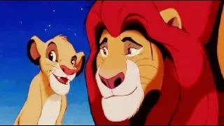 Le roi lion - Mufasa et Simba - les étoiles