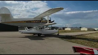 An-2 amphibious float plane taxi test 01