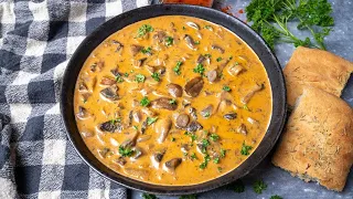 Creamy Hungarian Mushroom Soup