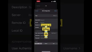 How to connect to a VPN on iPhone