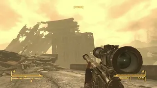 Fallout New Vegas Ulysses stalking the Courier