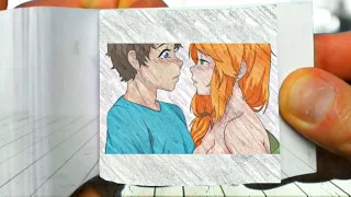 Alex + Steve | Minecraft Flip Book Anime  EP 11 Animation