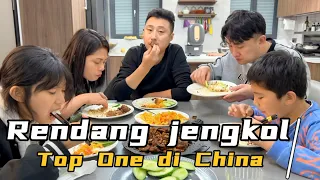 MASAK RENDANG JENGKOL PADANG ALA KAMPUNG HALAMAN KU,LIHAT RIAKSI KELUARGA CHINA KU MAKAN BEGITU LAHA