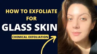 How to exfoliate your skin to get glass skin in 2023 I Chemical exfoliation for Beginners