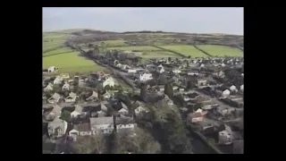 Rails Across The Moor - from the air