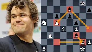 The Power of the Bishop Pair - Giga Quparadze vs Magnus Carlsen -FIDE World Rapid Chess Championship