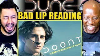 DUNE BAD LIP READING Reaction 🤣🤣🤣🤣🤣🤣 | Doont by @BadLipReading