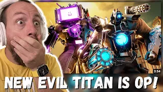 NEW EVIL TITAN IS OP! skibidi toilet multiverse 029 (part 1) REACTION!!!