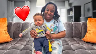 BABY Myles MEETS His GRANDMA For First Time!!
