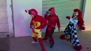 La Casa de Papel, Fofão, Chaves e Chapolin em mais uma apresentação na Carreta da Alegria TBS.