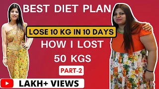 Diet Plan To Lose Weight Fast In Hindi |Lose 10 Kgs In 10 Days|Diet Plan 2022 Part-2|Dr.Shikha Singh