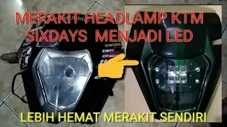 PASANG LED DI HEADLAMP KTM