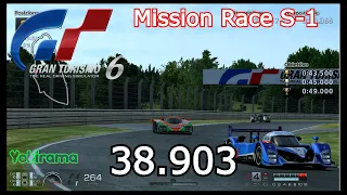 GT6 Mission Race S-1 - 0:38.903 - Mazda 787B Race Car - Circuit de la Sarthe