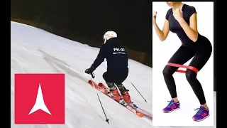 Improve your Parallel Skiing using a BOOTY BAND