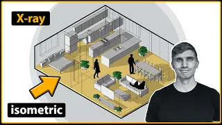 ArchiCAD Tutorial: How to X-ray isometric in 5 min