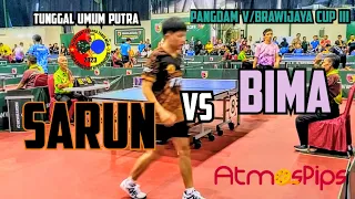 SARUN (Super Vasa)  vs BIMA (ARWANA Jaya) 🏓🏓 32 Besar Tunggal Umum Putra Pangdam V/Brawijaya Cup III