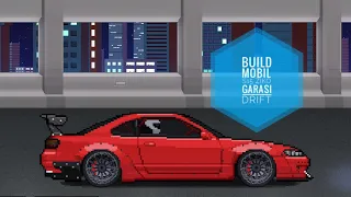 Mainin game pixel car racer,bikinin mobil S15 ziko Garasi Drift,cakep bro.!!!