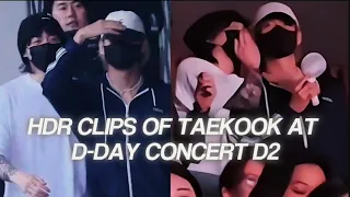 HD clips of TAEKOOK at the AGUST D D-DAY Day 2 concert || taekook moments