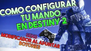 COMO CONFIGURAR TU MANDO EN DESTINY 2 | SENSIBILIDAD, MODIFICADOR, BOTONES | Ryusuri