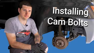 How To Install Adjustable Lower Control Arm Bolts / Cam Bolts / Camber Bolts