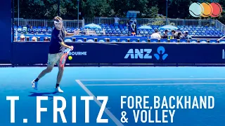 Taylor Fritz Practice | Australian Open 2022 [4K 60fps]