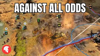 AGAINST ALL ODDS | COH3 | US Forces | 4vs4 | No Commentary