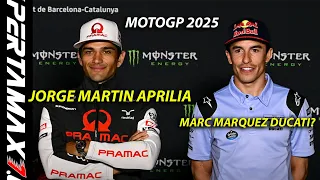 RESMI JORGE MARTIN APRILIA MOTOGP 2025  🏍 MARC MARQUEZ DUCATI CORSE FACTORY ? #MOTOGP #jorgemartin