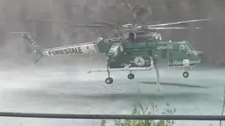 Elicottero Sikorsky s-64 Erickson corpo forestale Geronimo