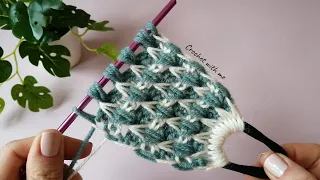 ⚡💯Woow.!!!💯⚡ Amazing 👌💕 Very easy Tunisian crochet chain very stylish hair band making